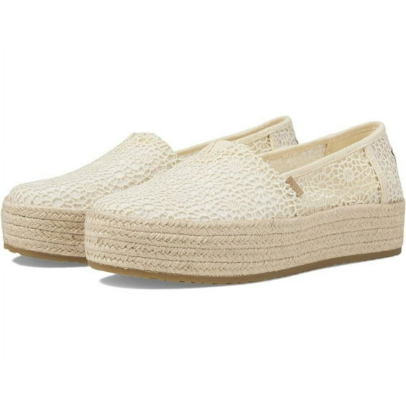 Toms Women's Shoes Valencia Slip On Platform Espadrille 10020691