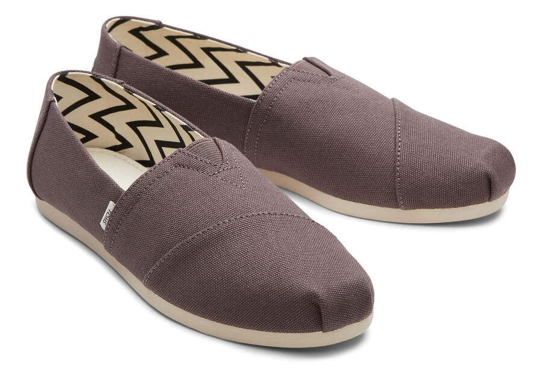 Toms Womens Alpargata Recycled Cotton Canvas Ash
