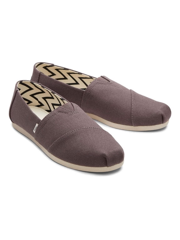 Womens Alpargata Recycled Cotton Canvas - Ash
