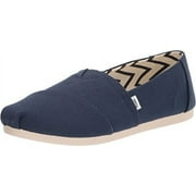 Toms Womens Alpargata Recycled Cotton Canvas - Navy
