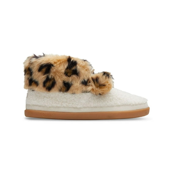 Toms Womens Celeste Cozy Animal Print Ankle Boots