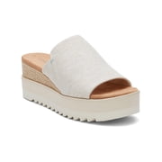 Toms Womens Diana Canvas Slip On Wedge Sandals
