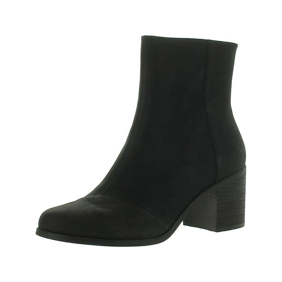 Toms Womens Evelyn Suede Round Toe Ankle Boots