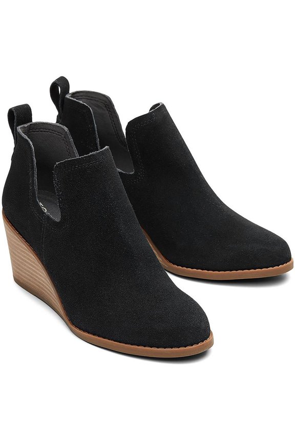Womens Kallie Solid Suede Shooties