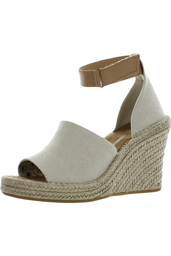 Womens Marisol Canvas Ankle Strap Espadrilles