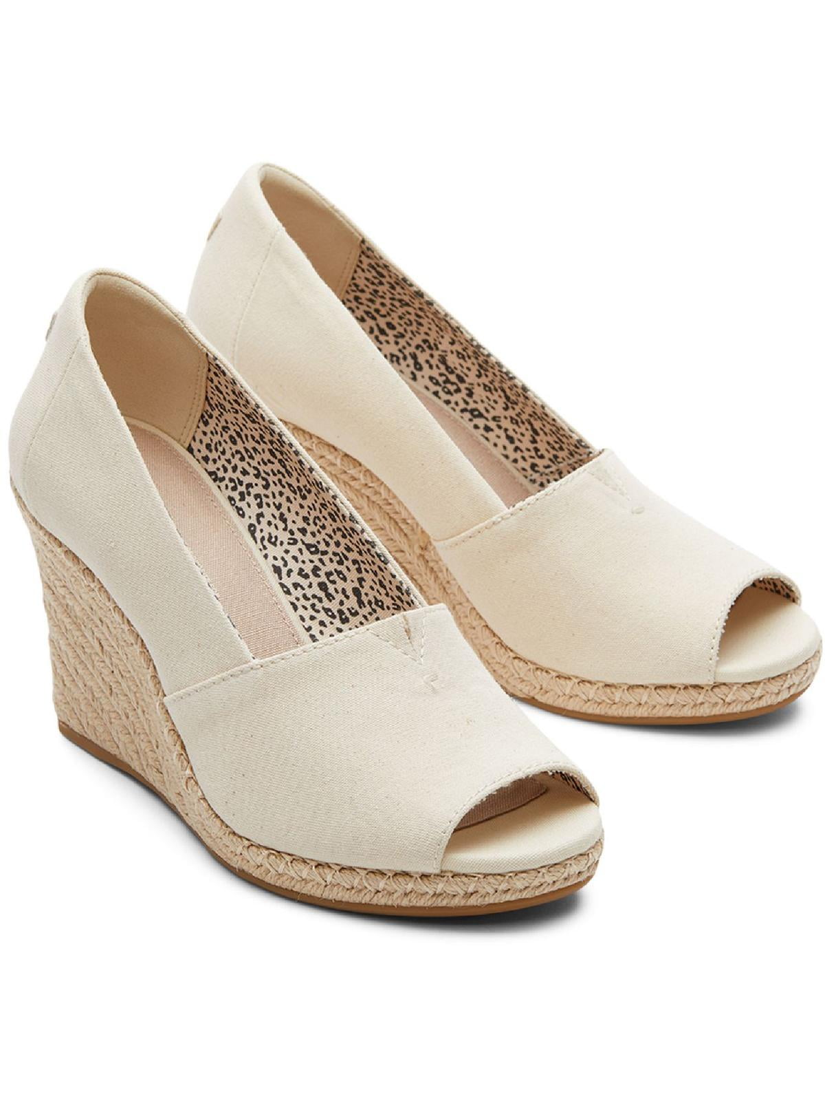 Toms peep hotsell toe wedges