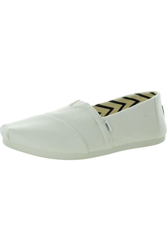 Womens Padded Insole Canvas Loafers