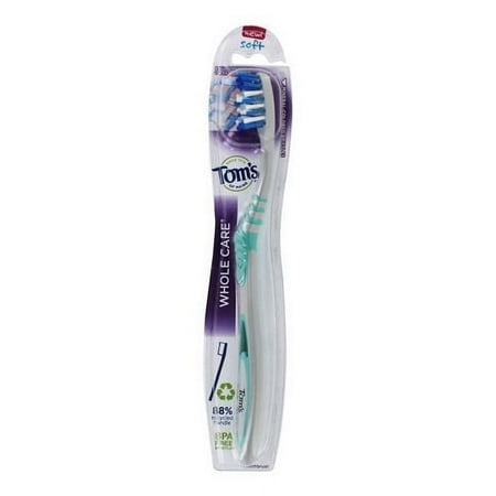 Toms of Maine Whole Care Soft Toothbrush, 1 Ea