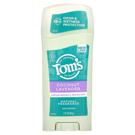Toms of Maine Womens Stck Antiperspirant Coconut Lavender 2.25oz
