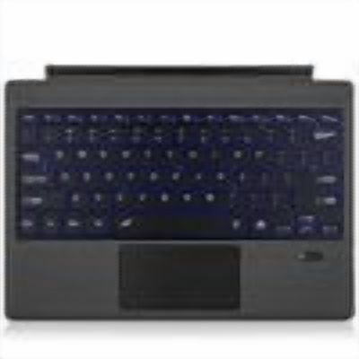Tomsenn Surface Pro Type Cover, Portable Wireless Bluetooth Keyboard with Touchpad, 7-Color LED Backlit and Built-in Rechargeable Battery (LED Backlit)