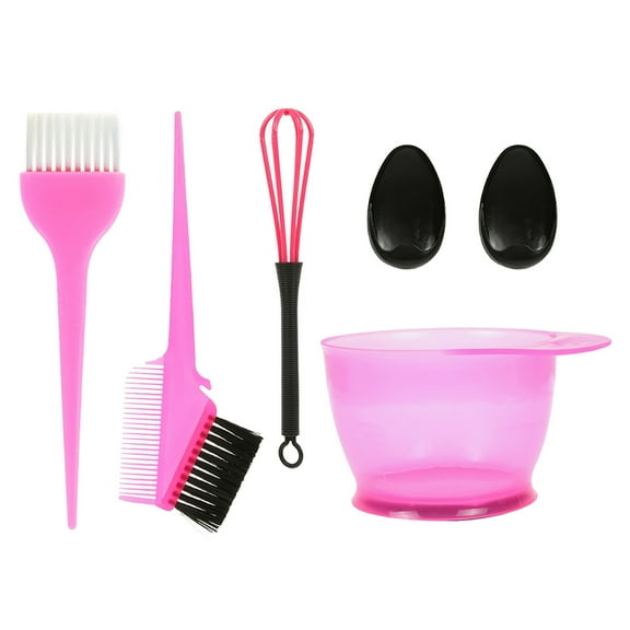 Tomshine 5PCS Hair Dye Color Brush and Bowl Set Ear Caps Dye Mixer Hair Tint Dying Coloring Applicator
