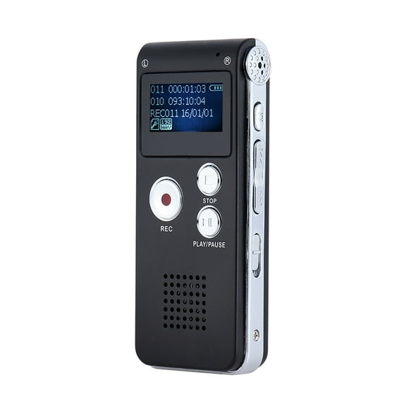 Tomshine 8GB Intelligent Digital Audio Voice Phone Recorder Dictaphone MP3 Music Player Voice Activate VAR A-B Repeating