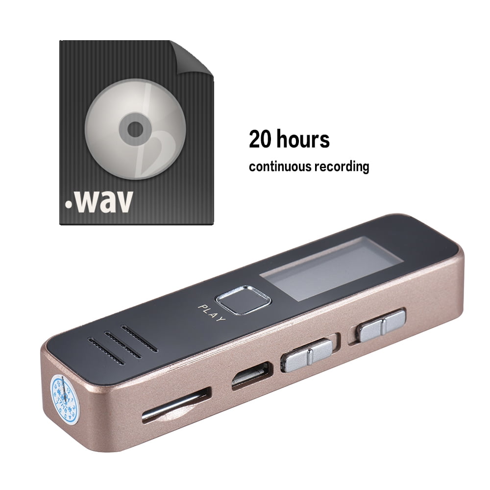 Tomshine Digital Voice Recorder Audio Dictaphone MP3 Player USB Flash Disk for Meeting