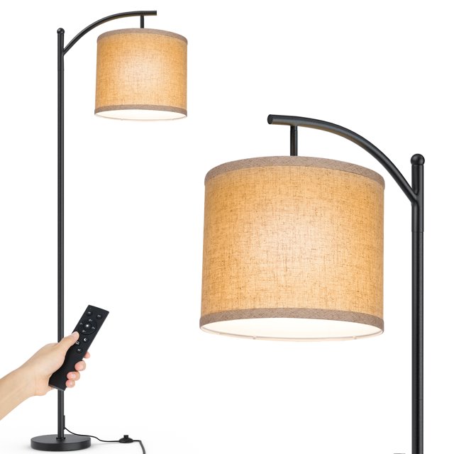 Tomshine Floor Lamp Remote Control & Pulling Switch 9W Dimmable Bulb