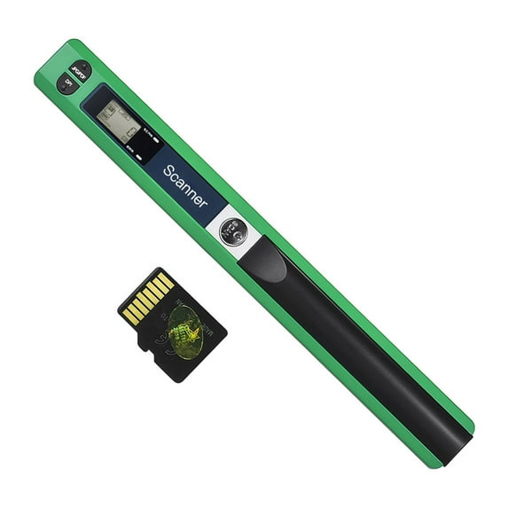 Tomshine Portable Handheld Wand Wireless Scanner A4 Size 900DPI JPGPDF Formate LCD Display with Protecting Bag and 8GB TF for Business Document Reciepts Books Images