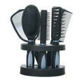 thumbnail image 1 of Tomshine Set of 5 Hair Combs Mirror Set Professional Salon Hair Cutting Brushes Sets Salon Hairdressing Styling Tool And Holder Stand Set Dressing Comb Kits for Women and Men, 1 of 5