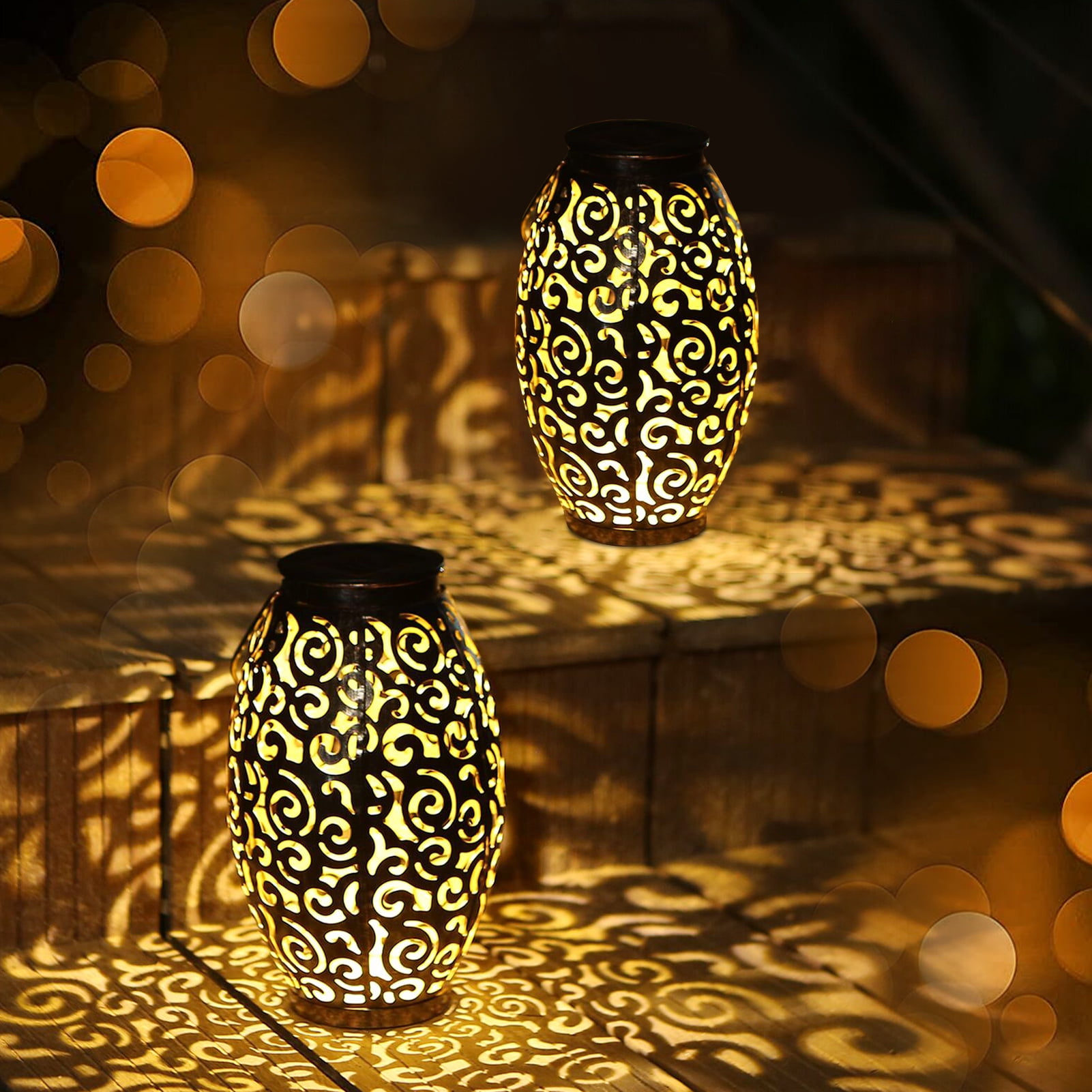 Solar Hanging Lights Outdoor Waterproof Mini Solar Lanterns - Temu