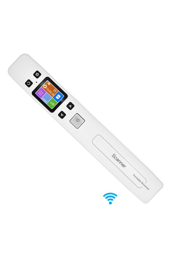 Wifi 1050DPI High Speed Portable Wand Document & Images A4 Size JPGPDF Formate LCD Display for Business Reciepts Books