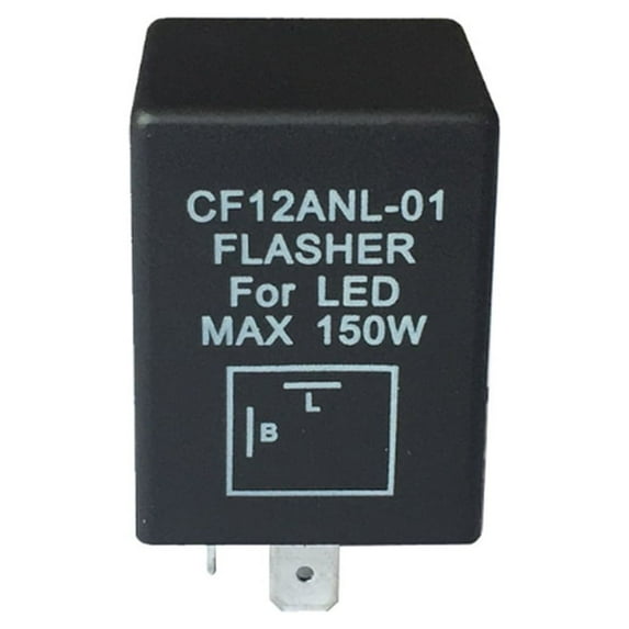 Tomshoo 2 Pin CF12ANL 01 Electronic Led Flasher Relay Fix Turn Signal Bulbs Hyper Flash Issue for Efficient Solutions