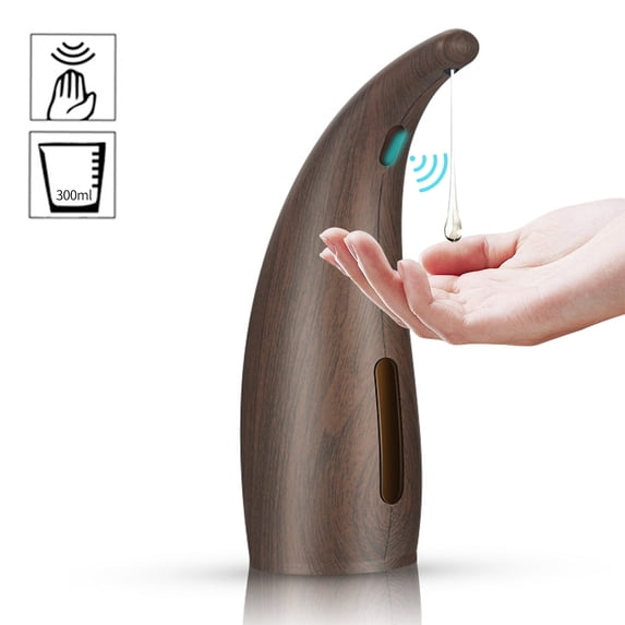 Tomshoo 300mL Automatic Soap Dispenser Infrared Hand-free Touchless Soap Dispenser Dish Liquid Lotion Gel Shampoo Chamber Auto Dispenser for Bathroom Kitchen