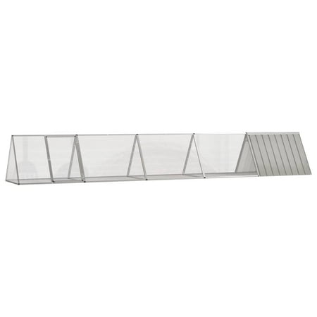 Tomshoo Cage Gray 198.6"x31.7"x28" Galvanized Steel