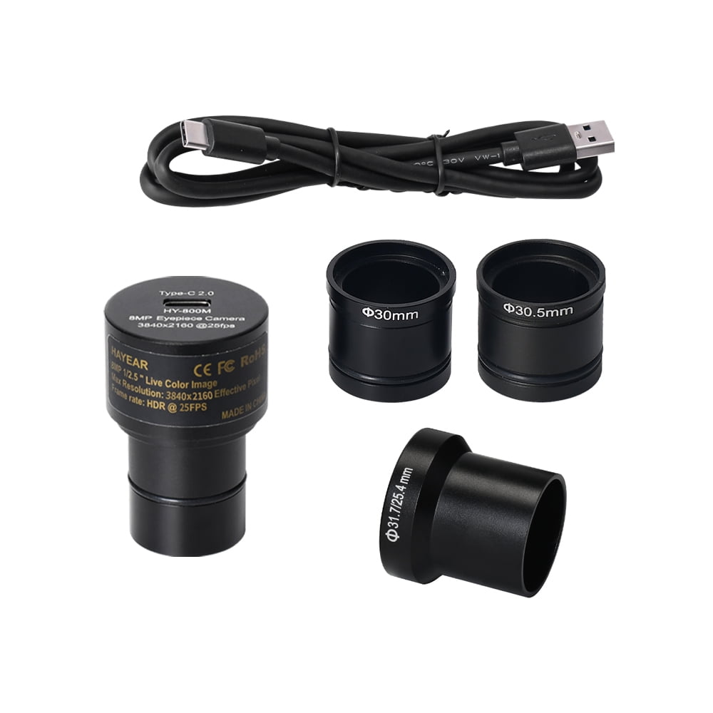 Tomshoo Compact Digital Electronic Eyepiece Camera for Microscope or Telescope, Easy Connection