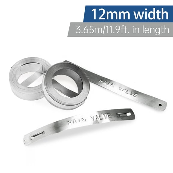 Tomshoo Label Tape,Maker Refill Compatible Makers M1011/m11-1 Roll M1011/m11-1 Roll 12mm*3.65m Refill Compatible With Label Maker Aluminum 3d Manual Dymo Label Refills Label Makers 3d Manual Tape