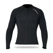 Tomshoo Lightweight Neoprene Wetsuit Jacket UV Protection, Easy to Wear Perfect for Diving, Surfing, Swimming