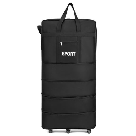 Tomshoo Reliable Expandable Suitcase Bag, Multi Directional Wheel Spinners, Water Resistant Oxford Fabric