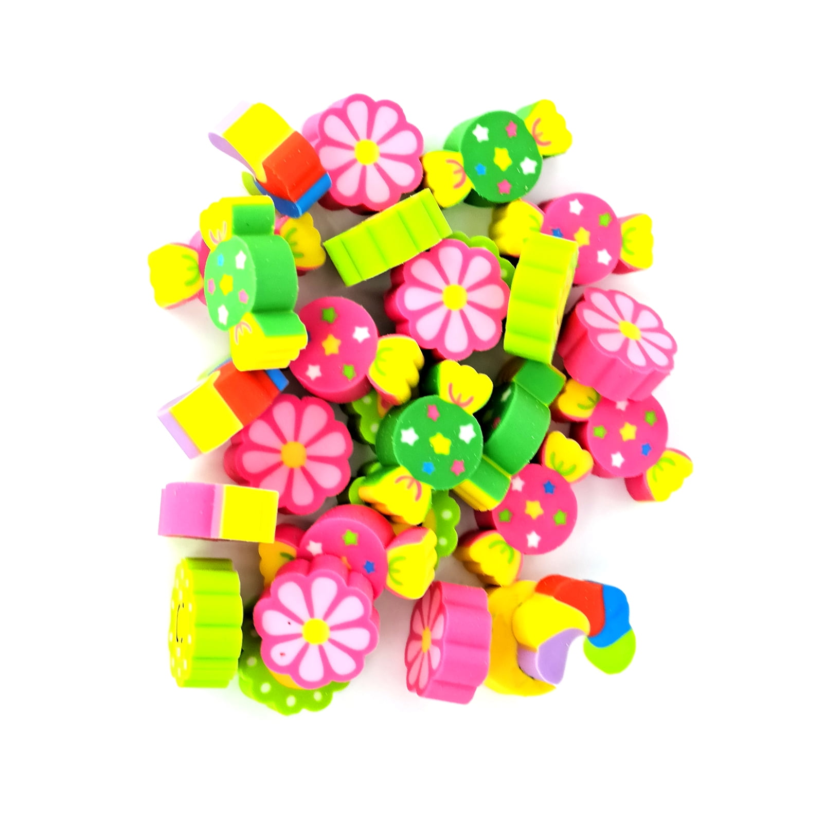 Tomshoo Rubber Erasers,Cute Lasamot Molar Shaped Tooth Dentist Clinic