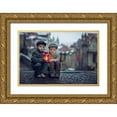 thumbnail image 1 of Tomsickova, Tatyana 32x23 Gold Ornate Wood Framed with Double Matting Museum Art Print Titled - Twilight Light, 1 of 4