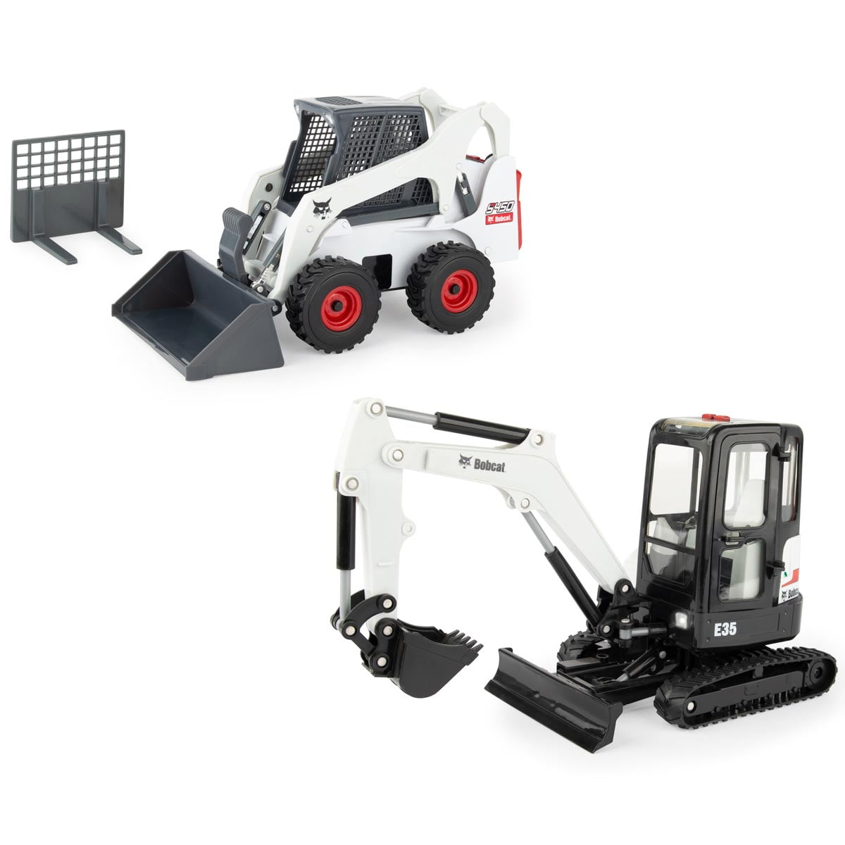 Remote control bobcat skid steer best sale toy