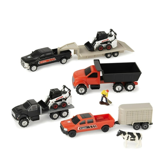 Tomy 1/64 Bobcat 5 Piece Construction & Farming Sets 37907-Set