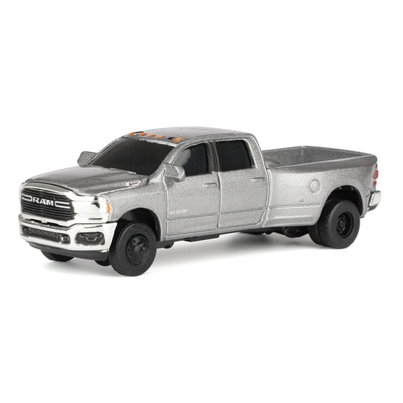 Tomy 1/64 Silver RAM 3500 Dually Pickup Truck Collect N Play 47169B-2