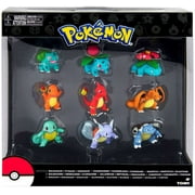 Tomy Bulbasaur Charmander and Squirtle Action Figures, Pokemon