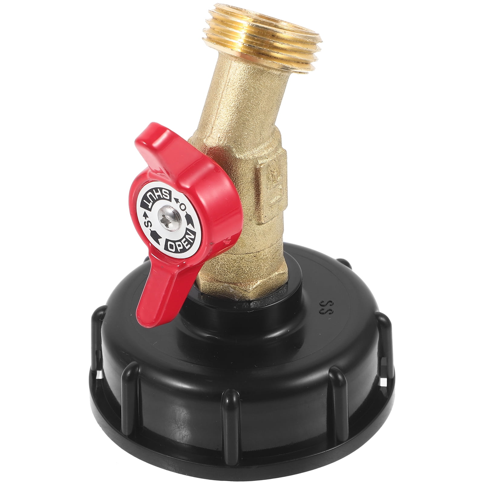 Ton Barrel Brass Faucet Barrels IBC Tote Adapter Bags Tank Fittings