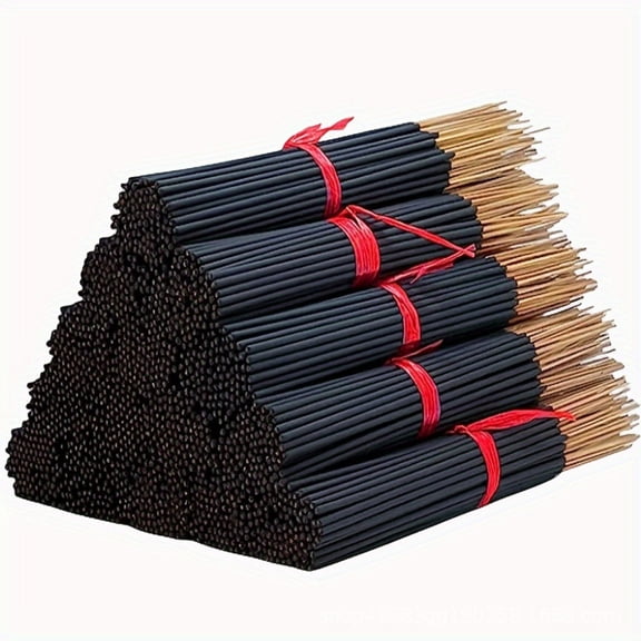 Ton Black Cherry Most Exotic 12'' Incense Sticks. Approx. 100 Sticks Per Bundle, Each Natural Stick Burns for 45 mins