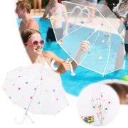 Ton Kids Lightweight Dome Canopy Bubble Umbrella with Wind and Rain Protection