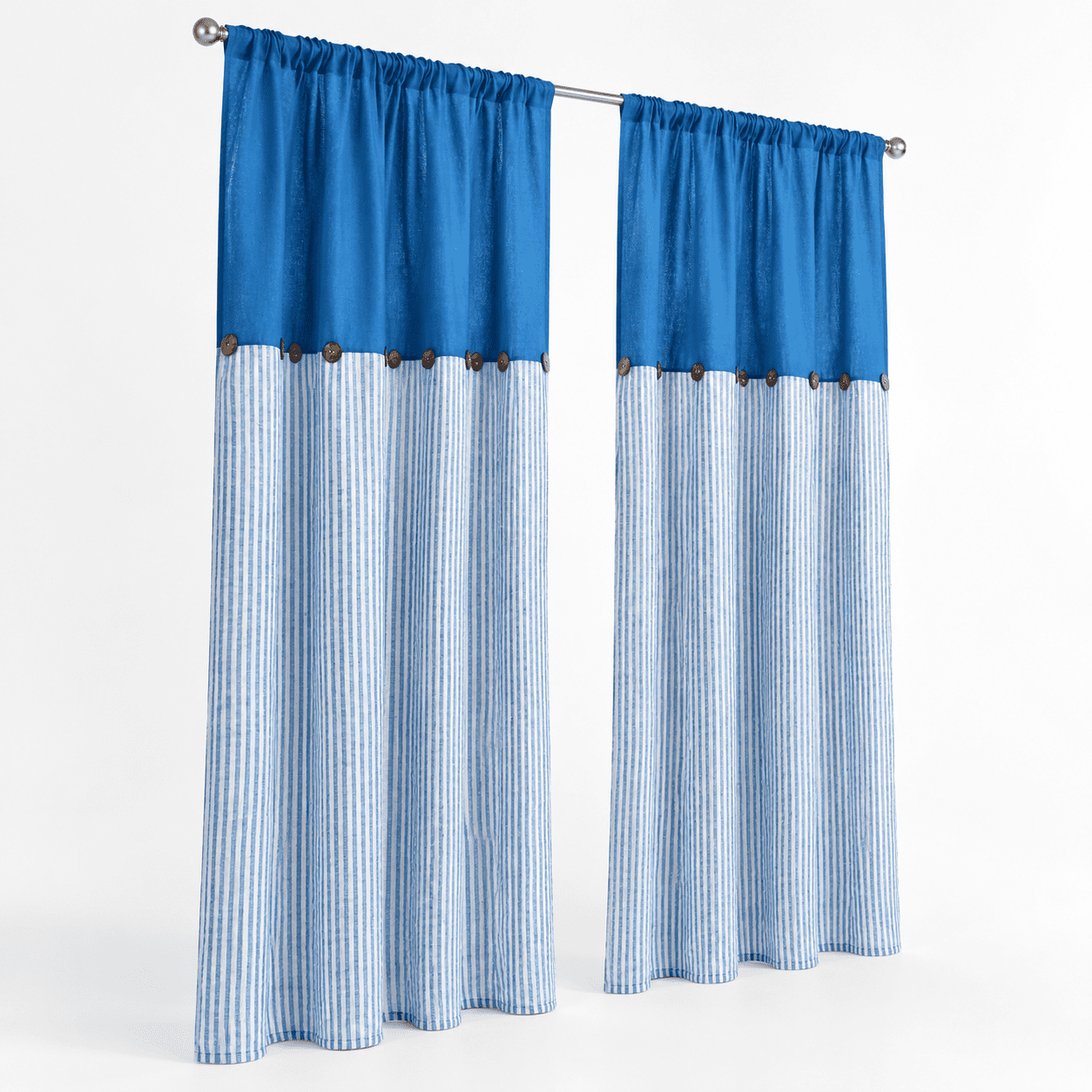Ton Linen Curtafor Living Room Rod Pocket & Tab Boho Bedroom Country ...