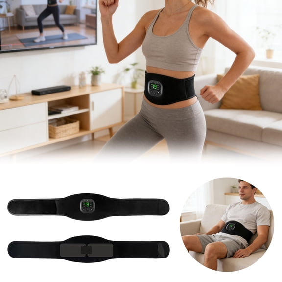 Ton Muscle Fitness AB Belt Toning Belt 6 Modes & 19 Intensity Firming & Strengthening Workout For Abs Arms Suitable For Fitness Enthusiasts