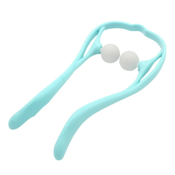 Ton Neck Massager Shiatsu Deep Tissue Dual Trigger Point Shoulder Massager for Pain Relief, Ergonomic Handle Design, Lightweight & Portable
