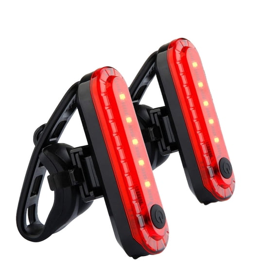 Ton Rechargeable Modes Lamp Light for Bike 2pc Cycling Rear Front Bike USB Tail Light