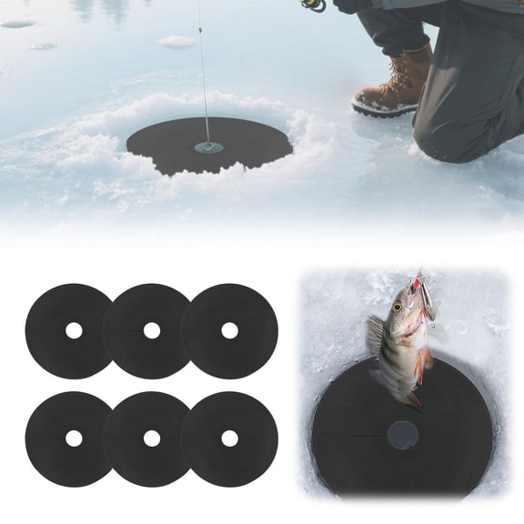 Ton Winter Ice Fishing Accessories EVA Insulator Cover For Freezing Holes Durable Protector 6Pcs