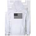 thumbnail image 1 of Tonal Flag Graphic Pullover Sweatshirt, White - 2XL, 1 of 1