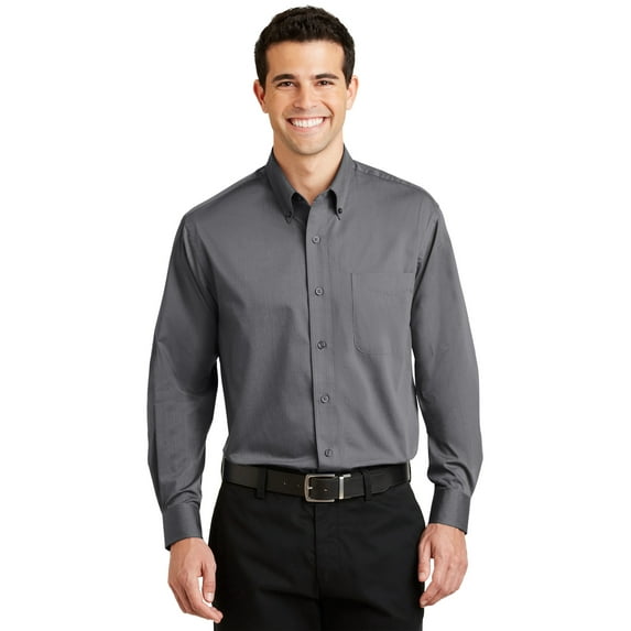 Tonal Pattern Shirt (S613) Grey, XS