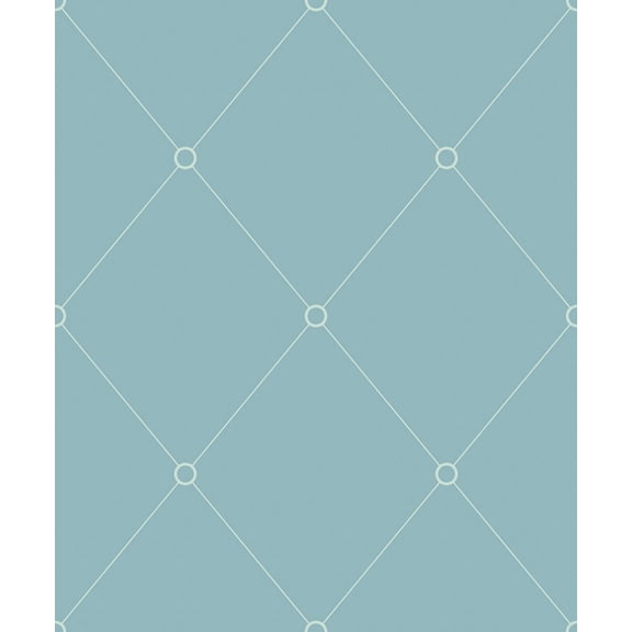 Tonal Sage Quilt Outline Wallpaper