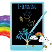 Tondah LCD Writing Tablet Doodle Board ,10 inch Colorful Drawing Pad, Suitable as a Gift for 3-7 Boys and Girls. (Blue)