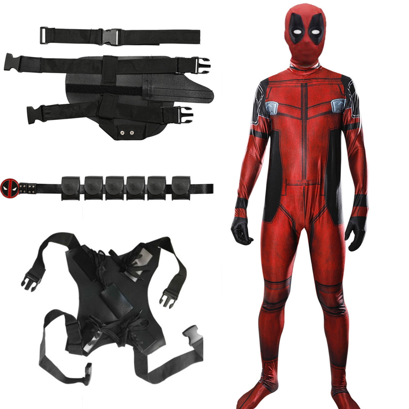 Tondswi Superhero Halloween Deadpool Costume Clothes Child Fancy Dress