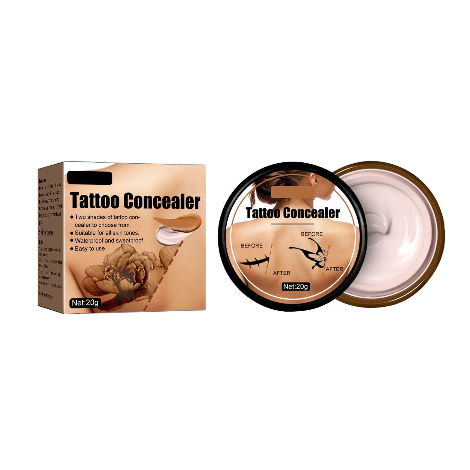Tone CoverUp Seamless Blending For Any High Coverage Makeup Concealer
