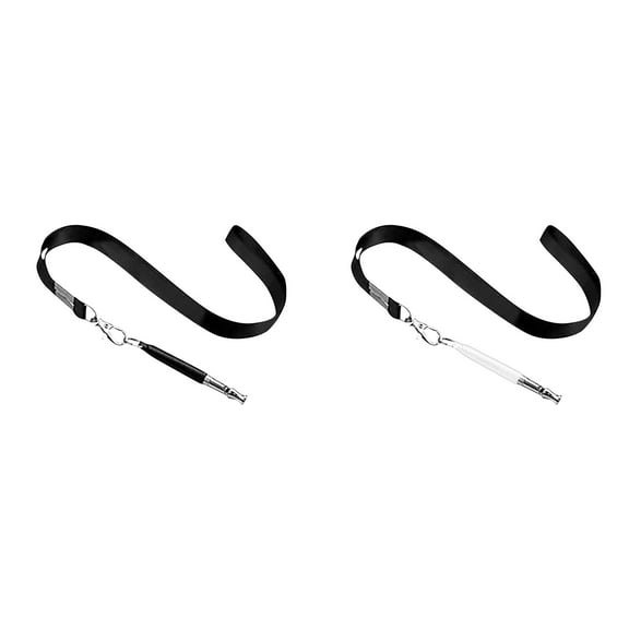 Tone Dog Training Whistle for Barking Control and Obedience with Convenient Neck Lanyard
